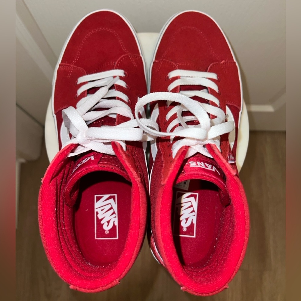 VANS Filmore Hi - 11 - Chili Pepper Red - EUC - With Box - Picture 4 of 9